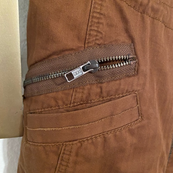 anthropologie Hei Hei Military-Style Vest with Fur (Removable) - XS - Picture 4 of 6